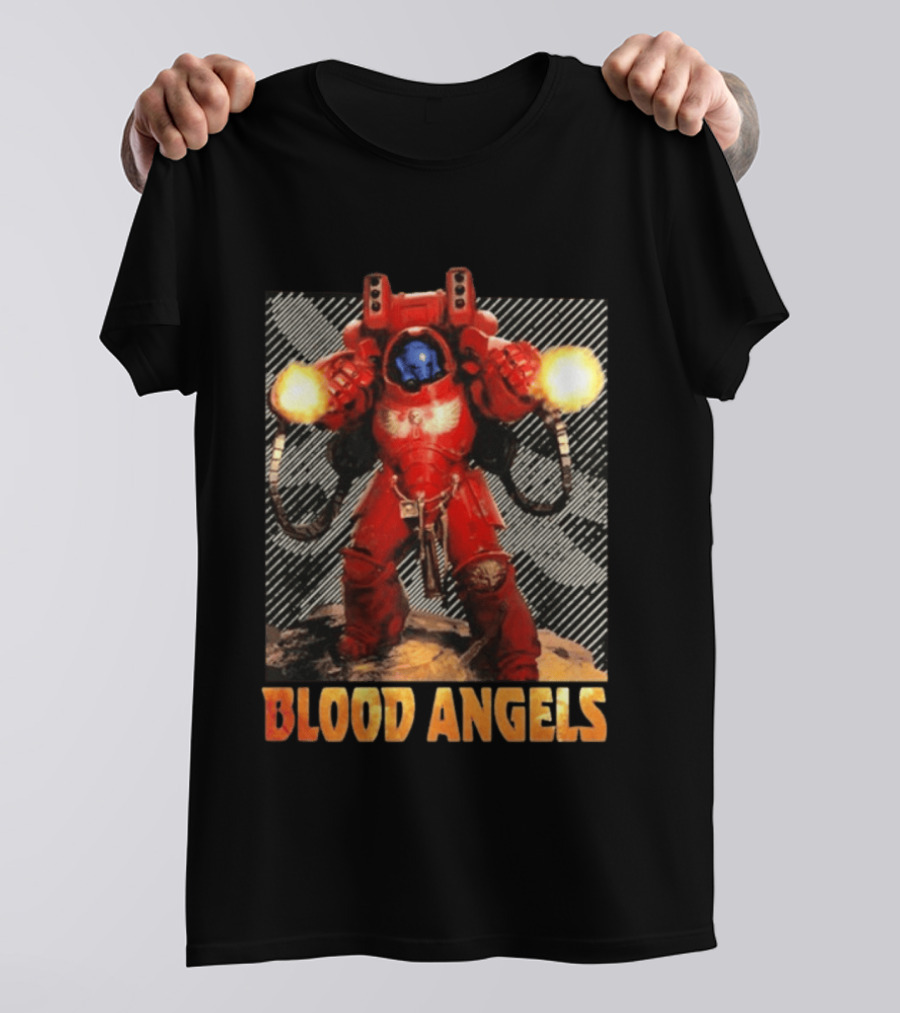 Warhammer 40 000 Blood Angels Space Marine Power Armor T-Shirt