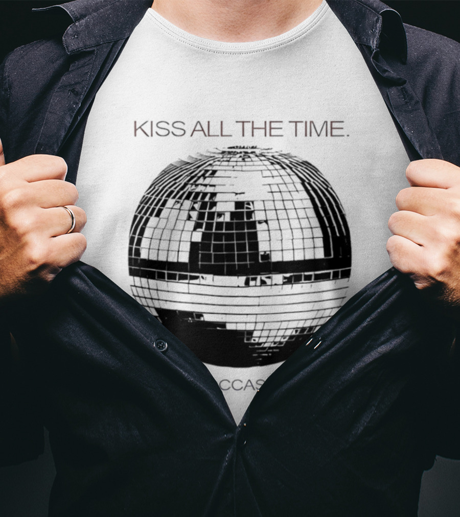 Kiss All The Time Disco Occasionally Disco Ball T-Shirt