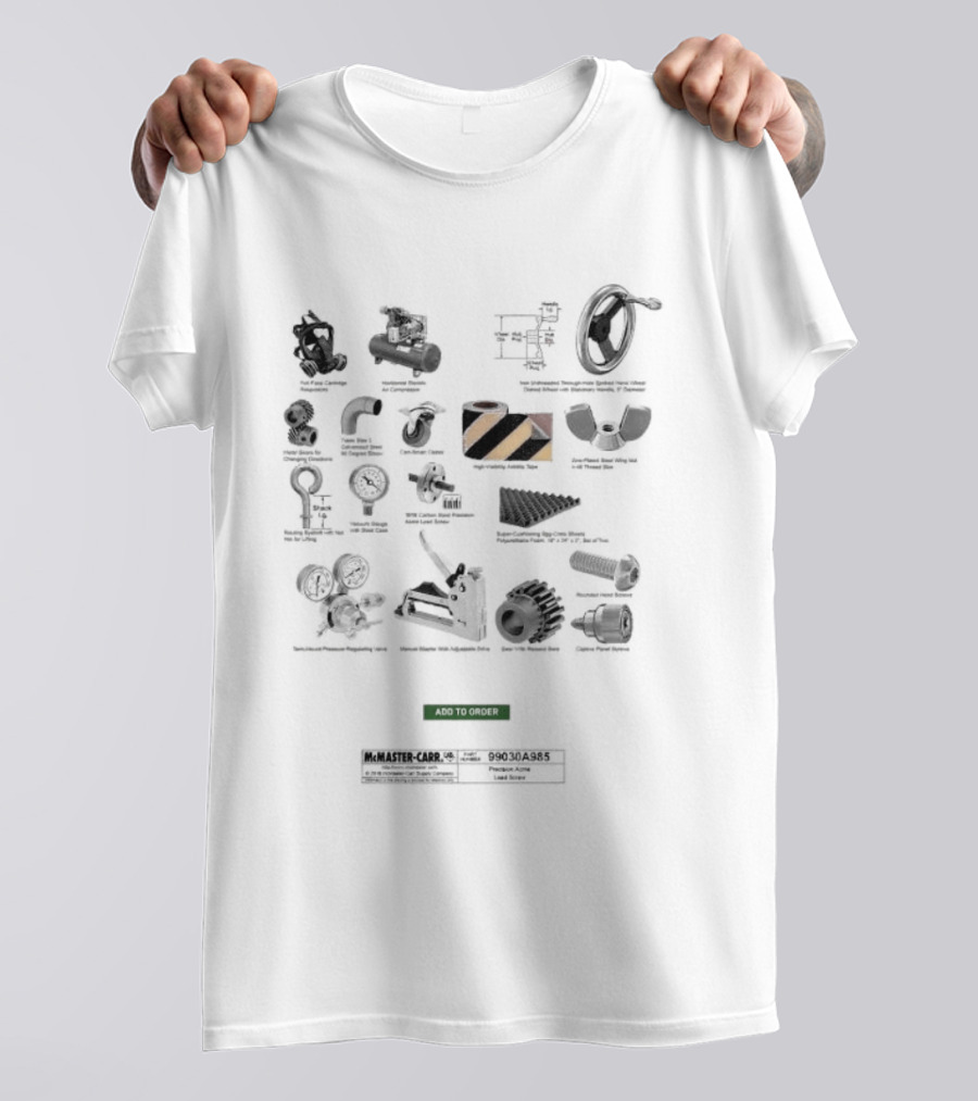McMaster Carr Add To Order Icon Illustrations T-Shirt