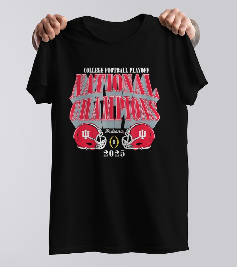 Indiana Hoosiers College Football Playoff National Champions 2025 CFP Lombardi T-Shirt
