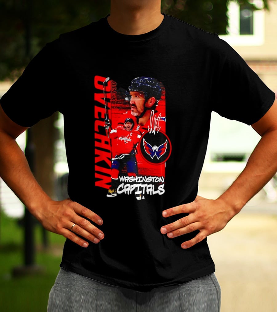 Washington Capitals Ovechkin NHL Hockey Playmaker Team Captain T-Shirt