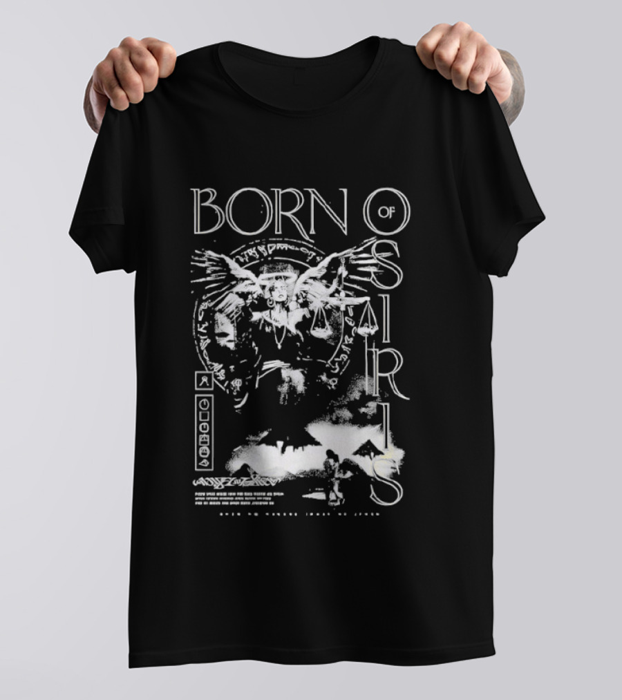 Born Of Osiris Waves Over Stranger Things Dark Synthwave T-Shirt