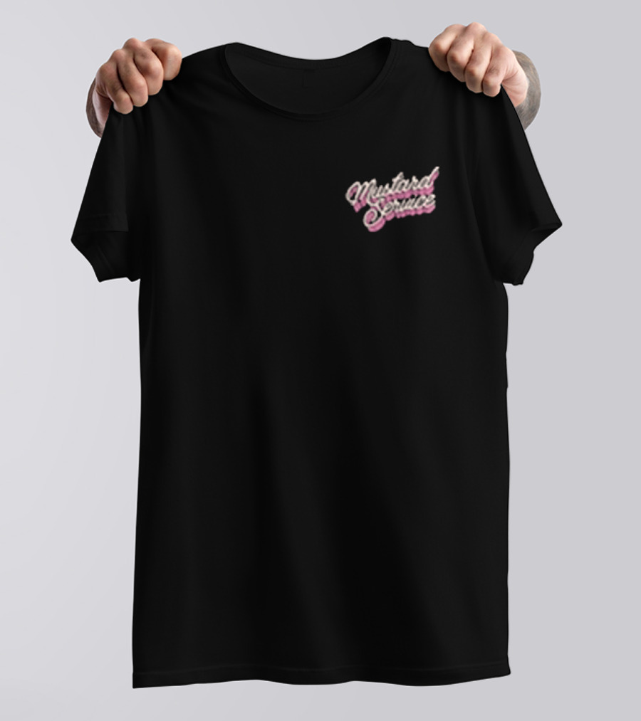 Mustard Service Vice City Magic Text Pink Yellow T-Shirt