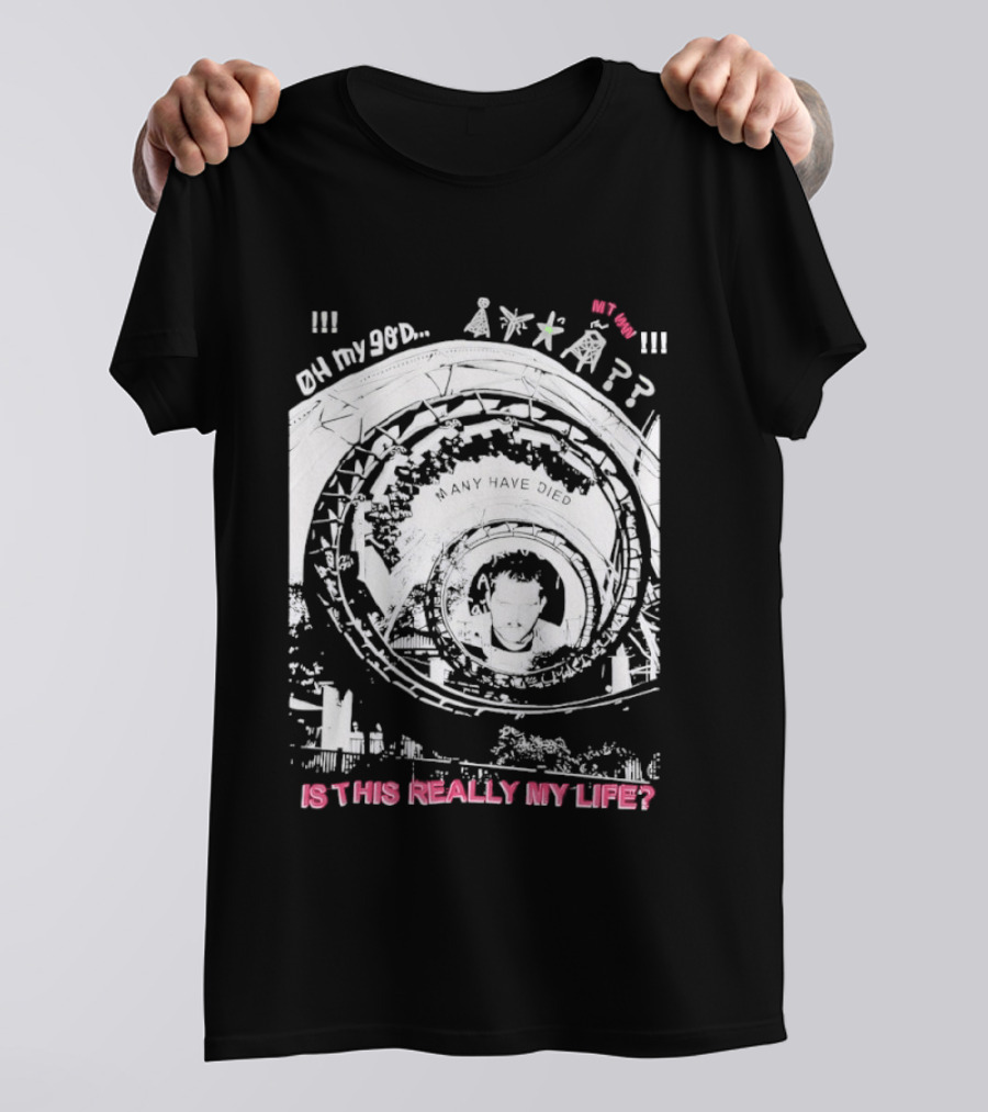 Cruelster Oh My God Is This Really My Life Spiral T-Shirt