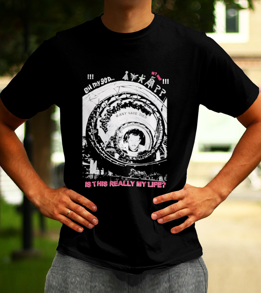 Cruelster Oh My God Is This Really My Life Spiral T-Shirt