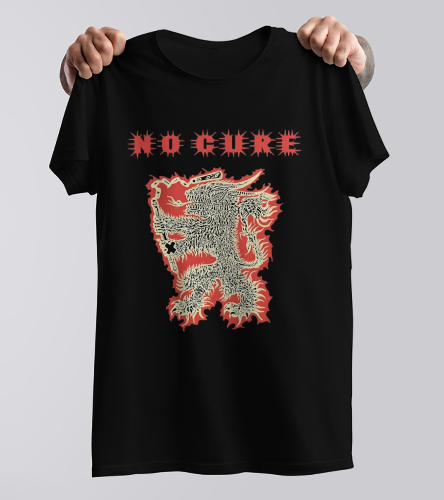 No Cure Band Furry Dragon Monster T-Shirt