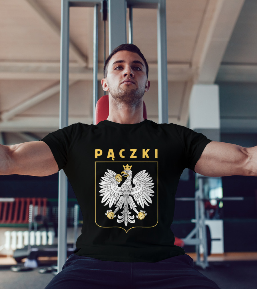 Pączki Polish Eagle Crest Screen Print T-Shirt