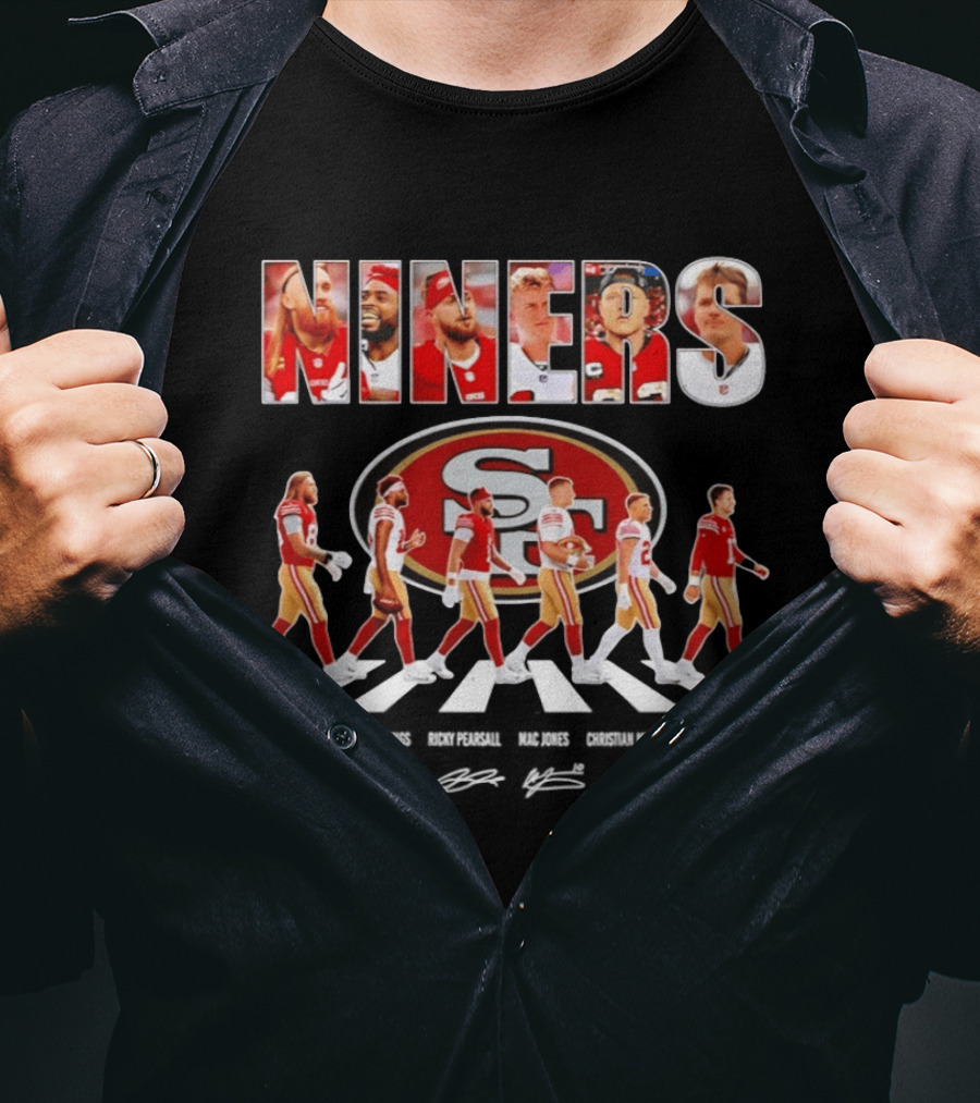 Niners San Francisco 49ers Abbey Road NFL Collaboration 2026 T-Shirt