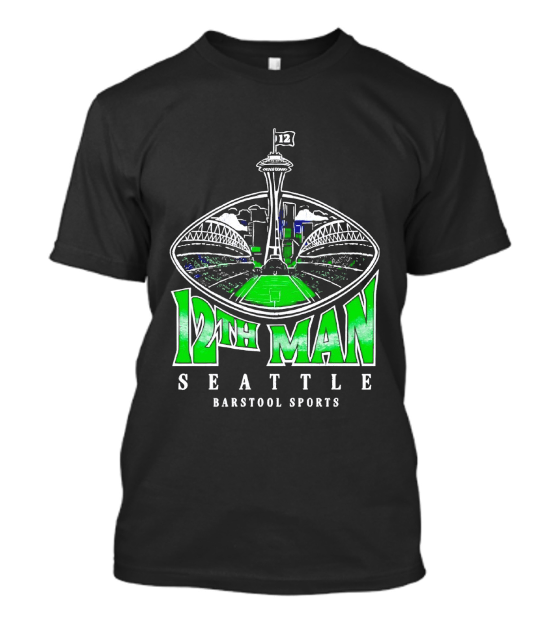 Seattle 12th Man Barstool Sports T-Shirt