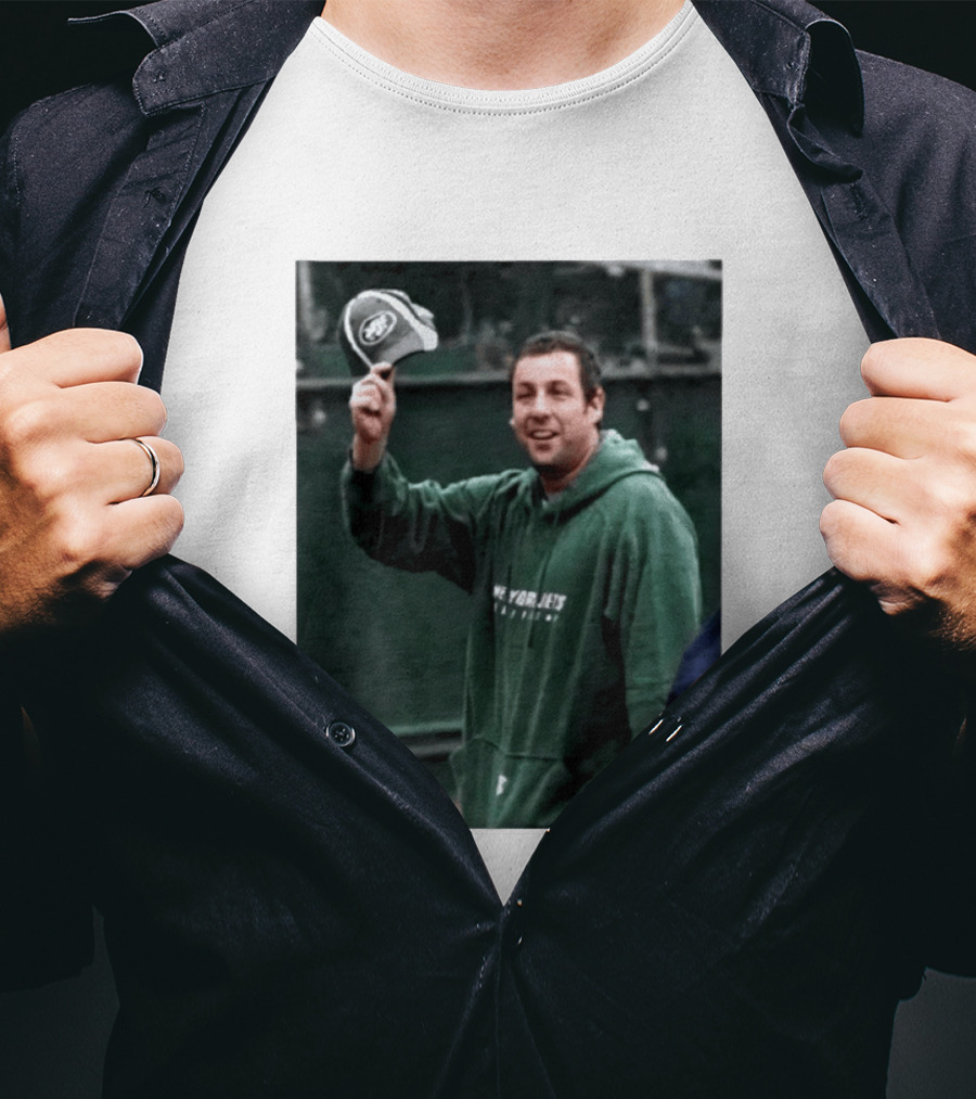 Adam Sandler New York Jets Fan Football T-Shirt