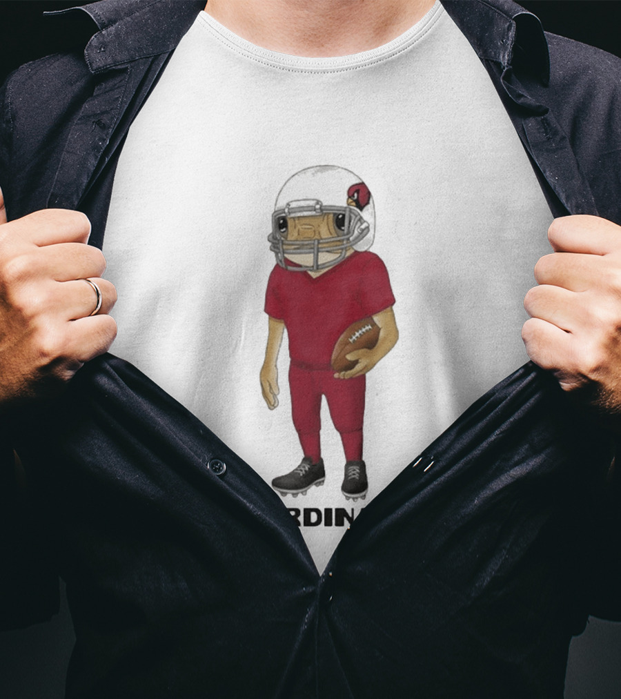 Arizona Cardinals Football Character Bad Bunny Helmet T-Shirt