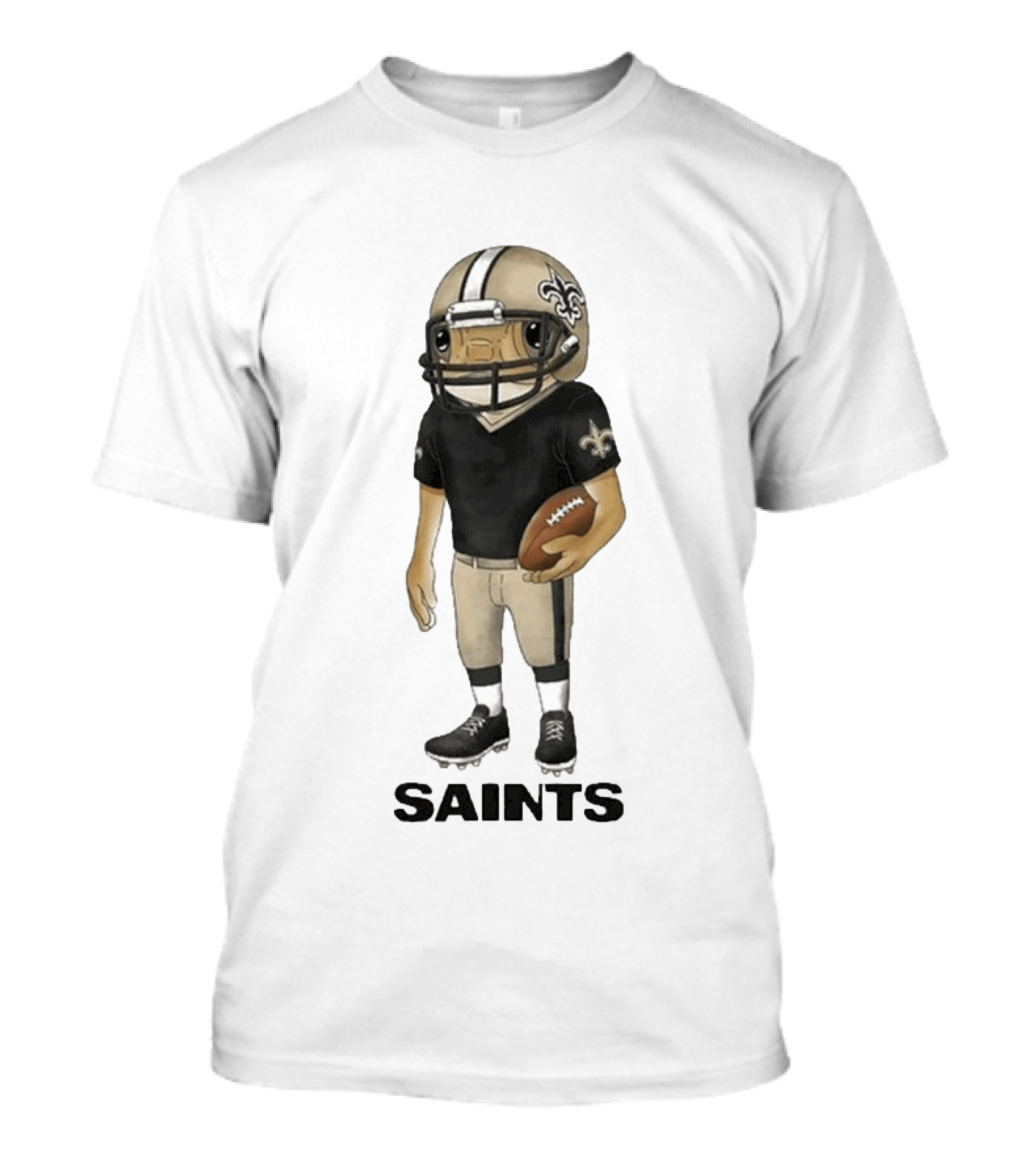 Bad Bunny New Orleans Saints Football Helmet Player T-Shirt