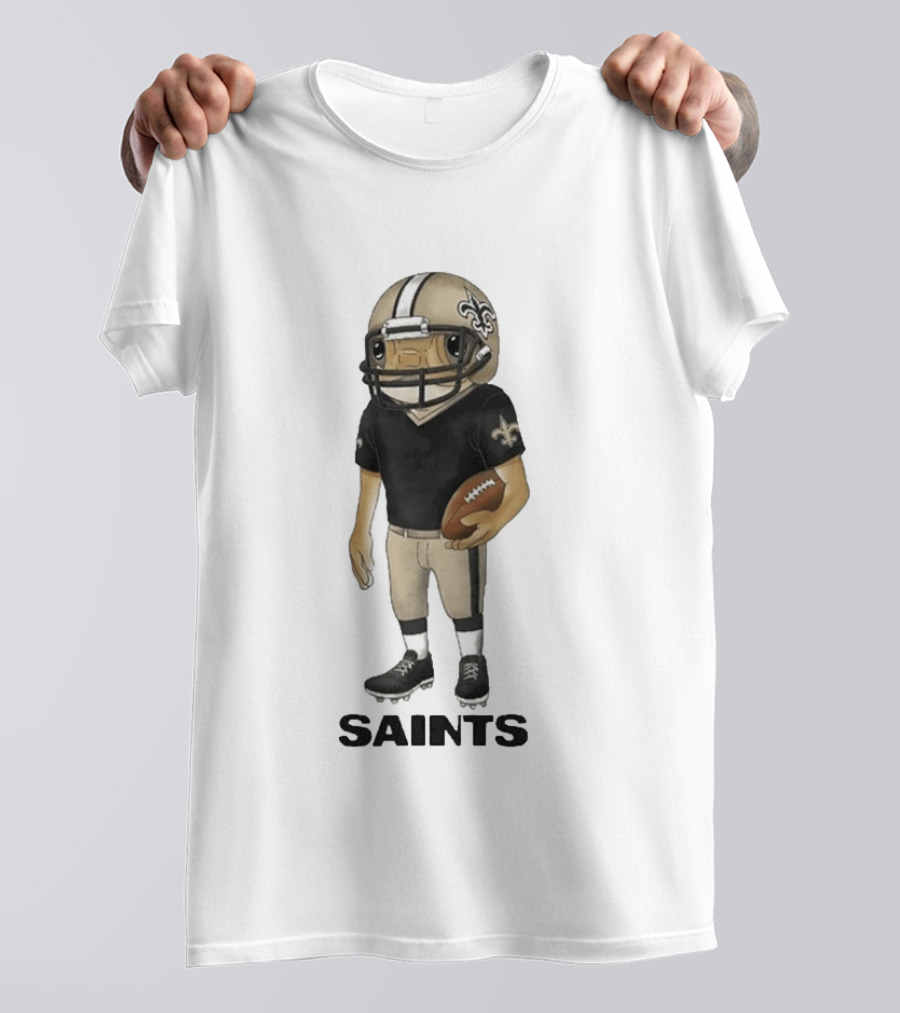 Bad Bunny New Orleans Saints Football Helmet Player T-Shirt