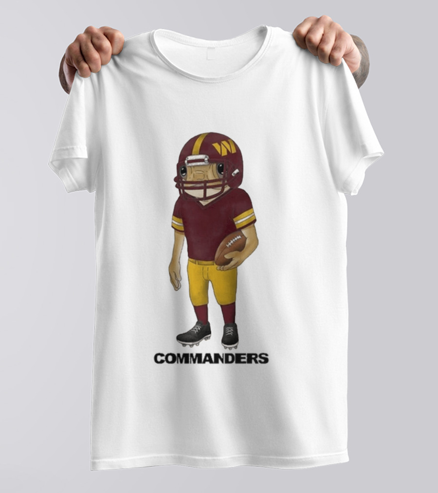 Bad Bunny Commanders Football Helmet T-Shirt