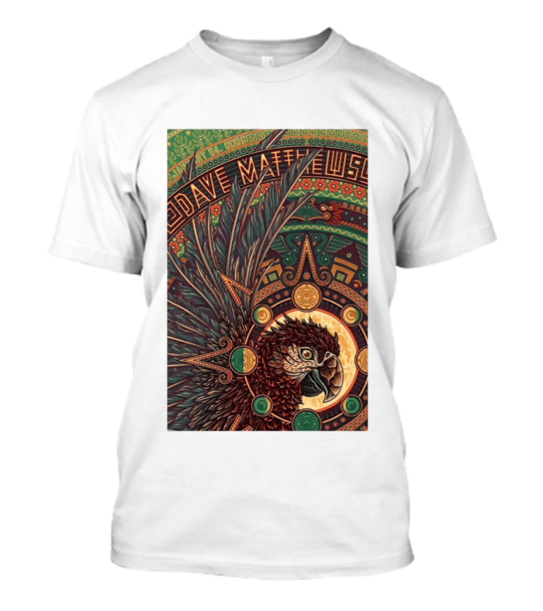 Dave Matthews Band Moon Palace Cancun Parrot Jan 24 2026 T-Shirt