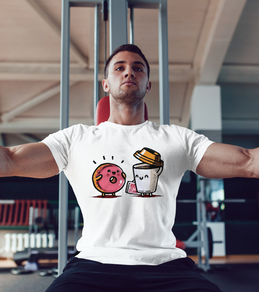 Donut And Coffee A Match Made In Heaven You Donut Know How Much I Love You T-Shirt