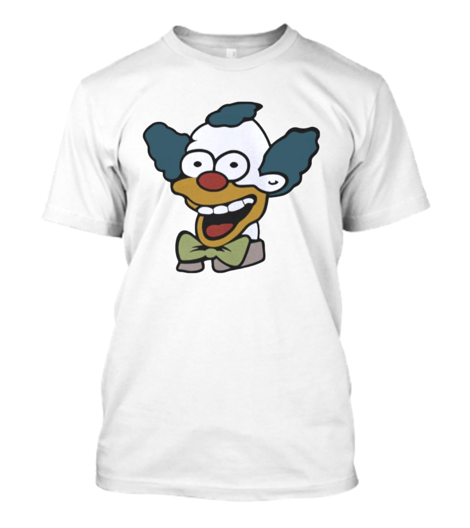 Krusty The Clown Smiling Face Cartoon T-Shirt
