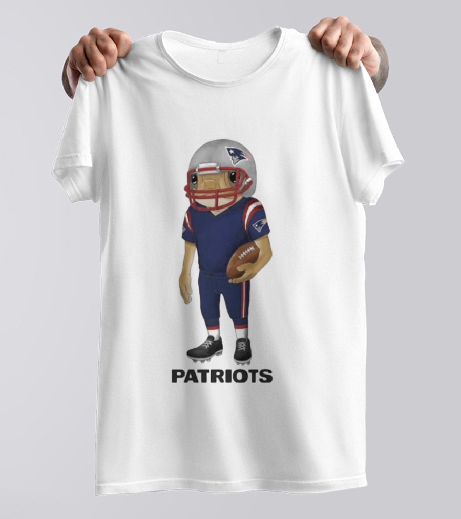 New England Patriots Bad Bunny Football Player 2026 T-Shirt
