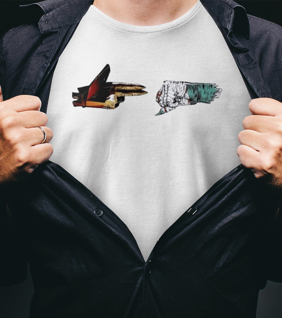 Run The Jewels RTJX Fist And Gun T-Shirt