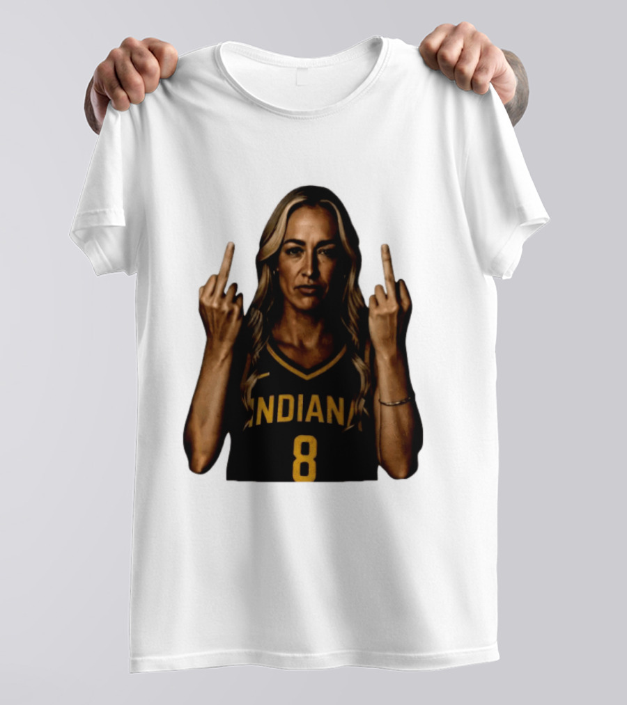 INDIANA 8 Flipping The Bird T-Shirt