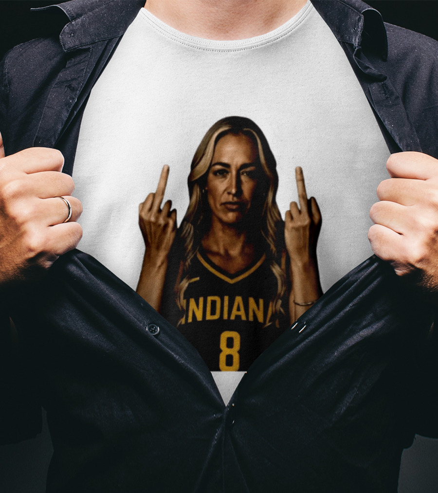 INDIANA 8 Flipping The Bird T-Shirt