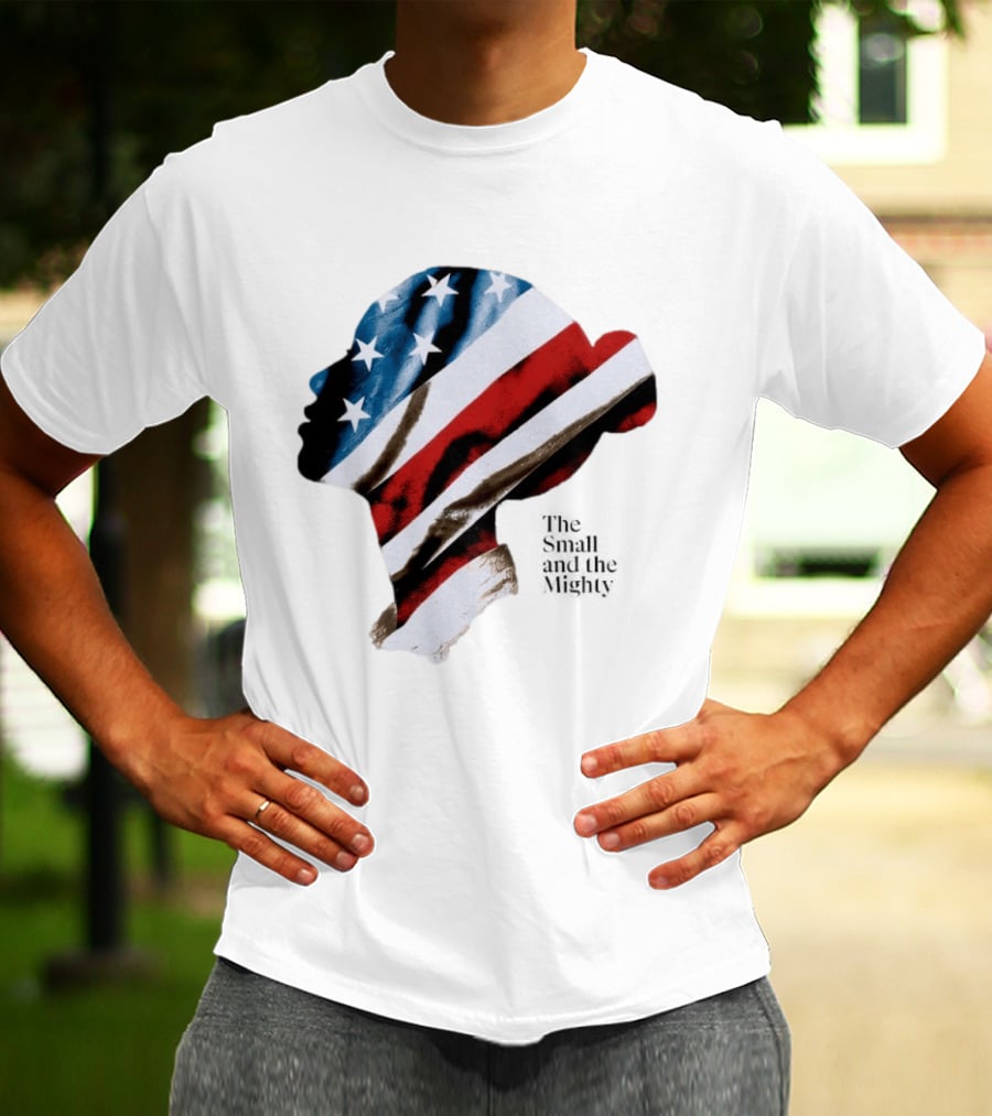 Patriotic American Flag Sharon McMahon Silhouette Stars And Stripes T-Shirt