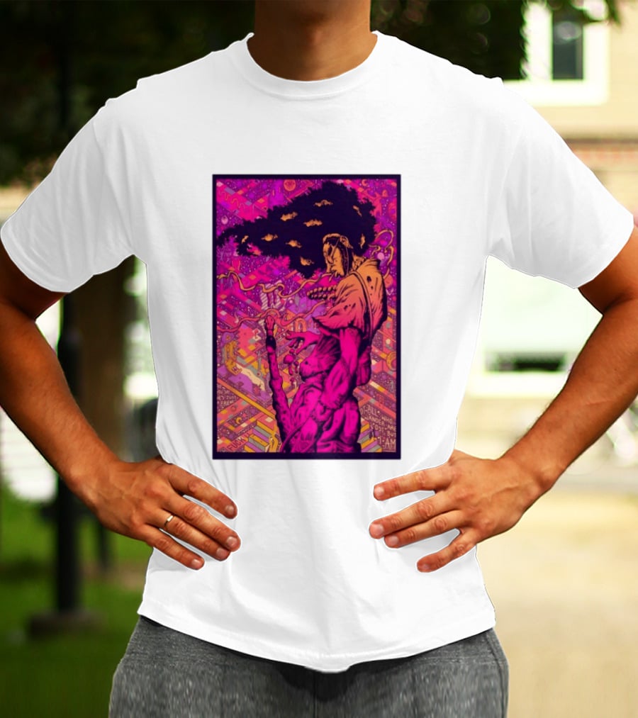 Third Eye Samurai Not All Who Wander Are Lost But I Am Psychedelic Fantasy Scene T-Shirt