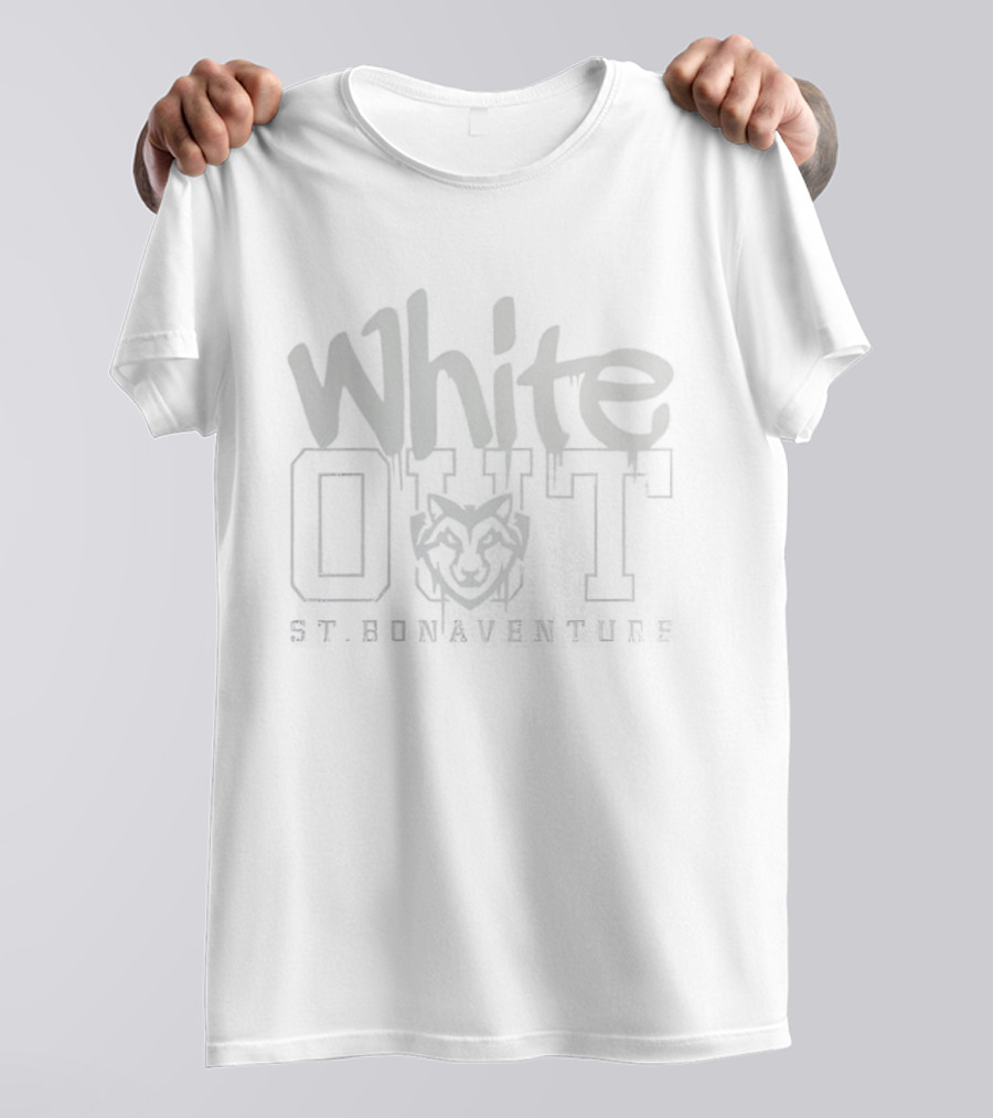 White Out St Bonaventure T-Shirt
