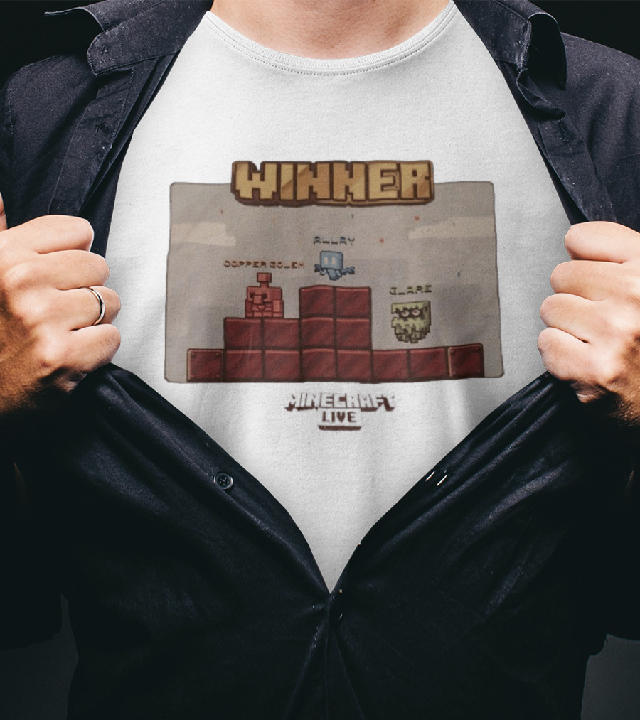 Winner Copper Golem Allay Glare Podium Event T-Shirt