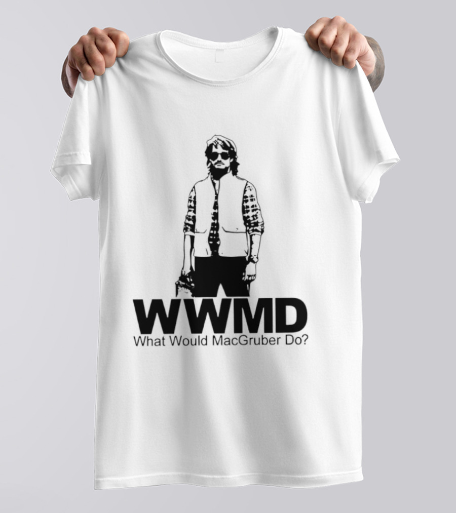 WWMD What Would Macgruber Do Vest T-Shirt