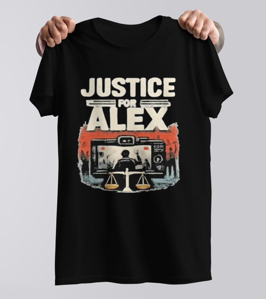 Justice For Alex Memorial Tribute Scales Of Justice T-Shirt