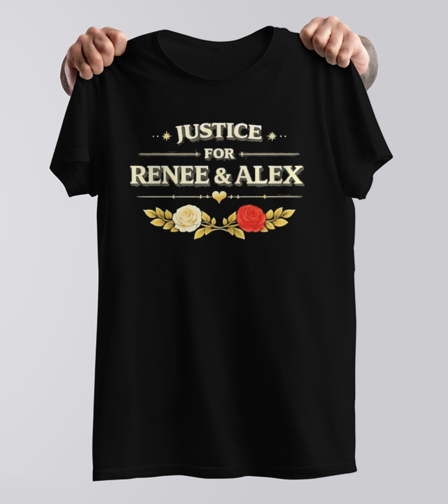 Justice For Renee & Alex Floral Heart T-Shirt