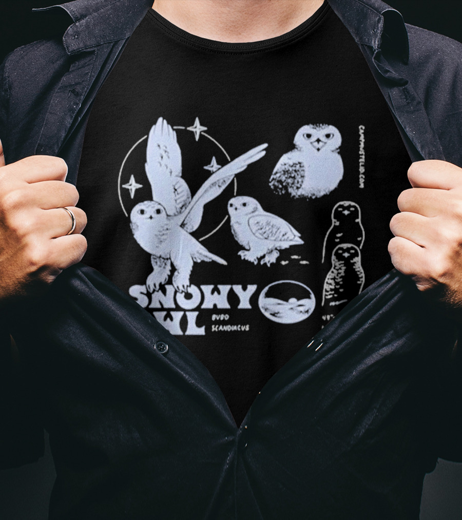 Camp Mustelid Snowy Owl It's By Mammals T-Shirt