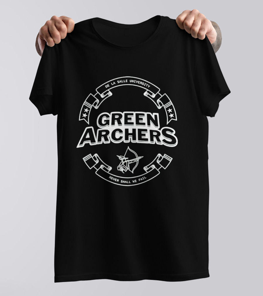 De La Salle University Green Archers Rider Shall We Fail T-Shirt