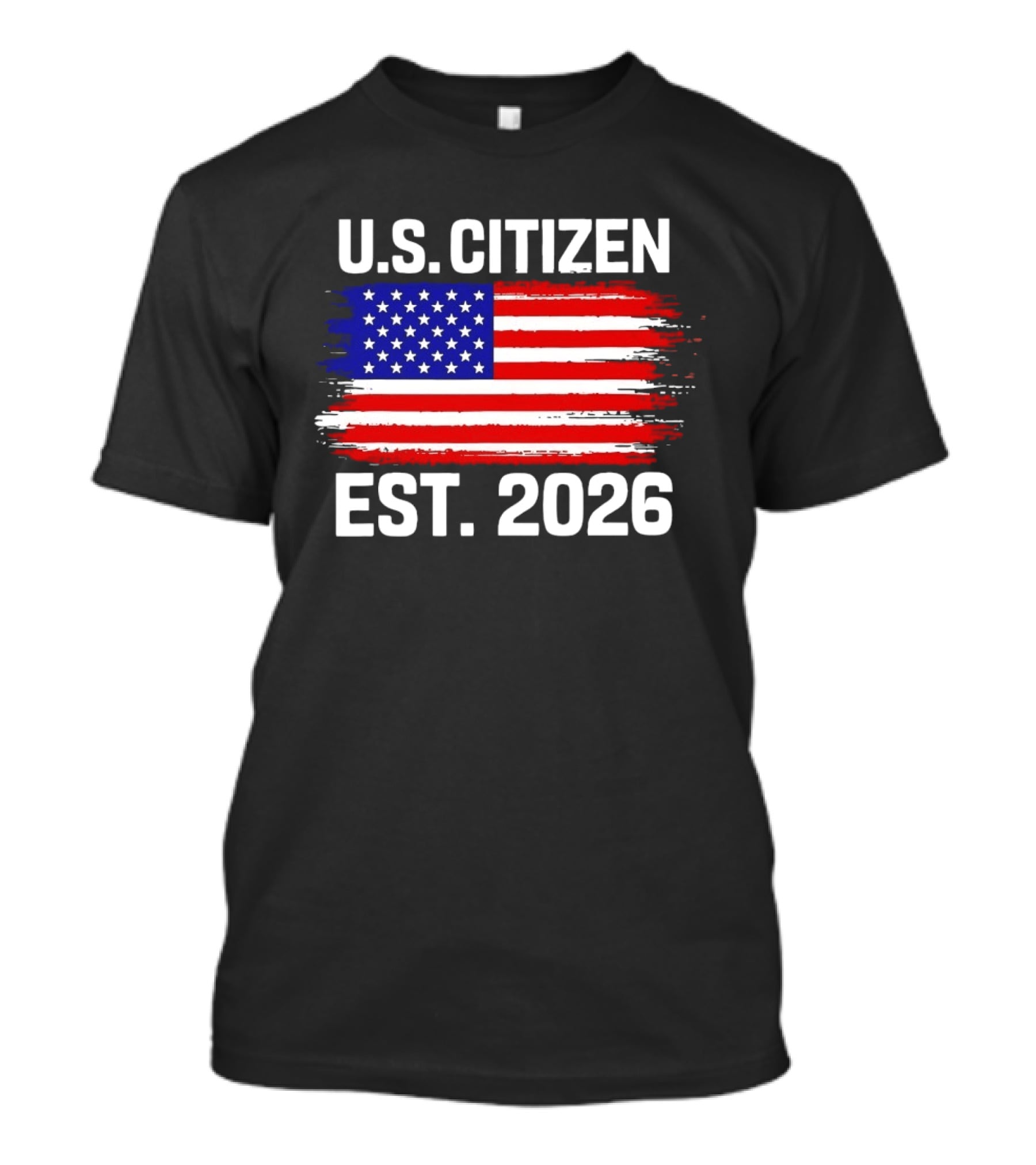 U.S. Citizen Est. 2026 American Flag Independence Celebration T-Shirt