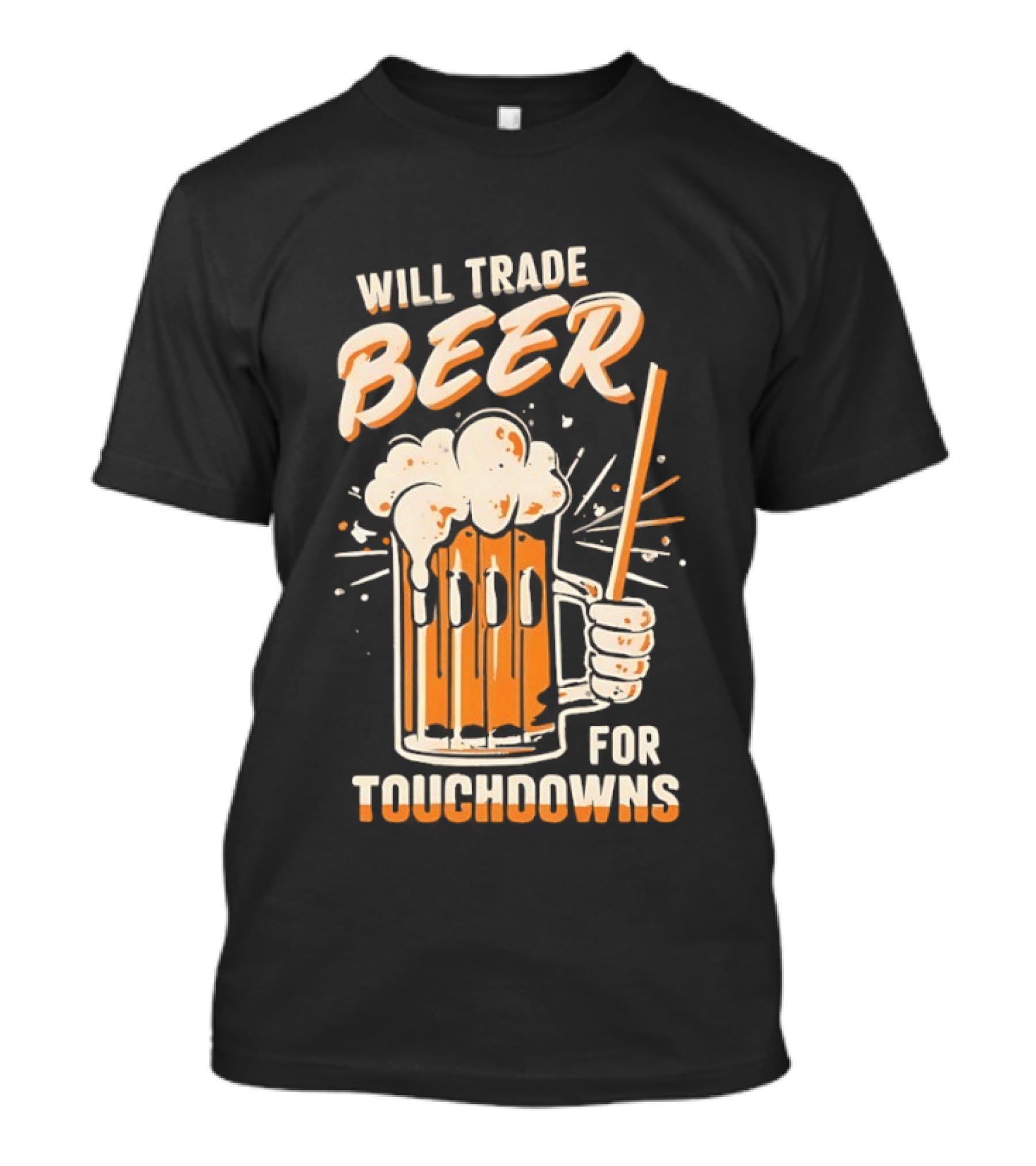 Will Trade Beer For Touchdowns Pittsburgh Steelers Football Fans T-Shirt