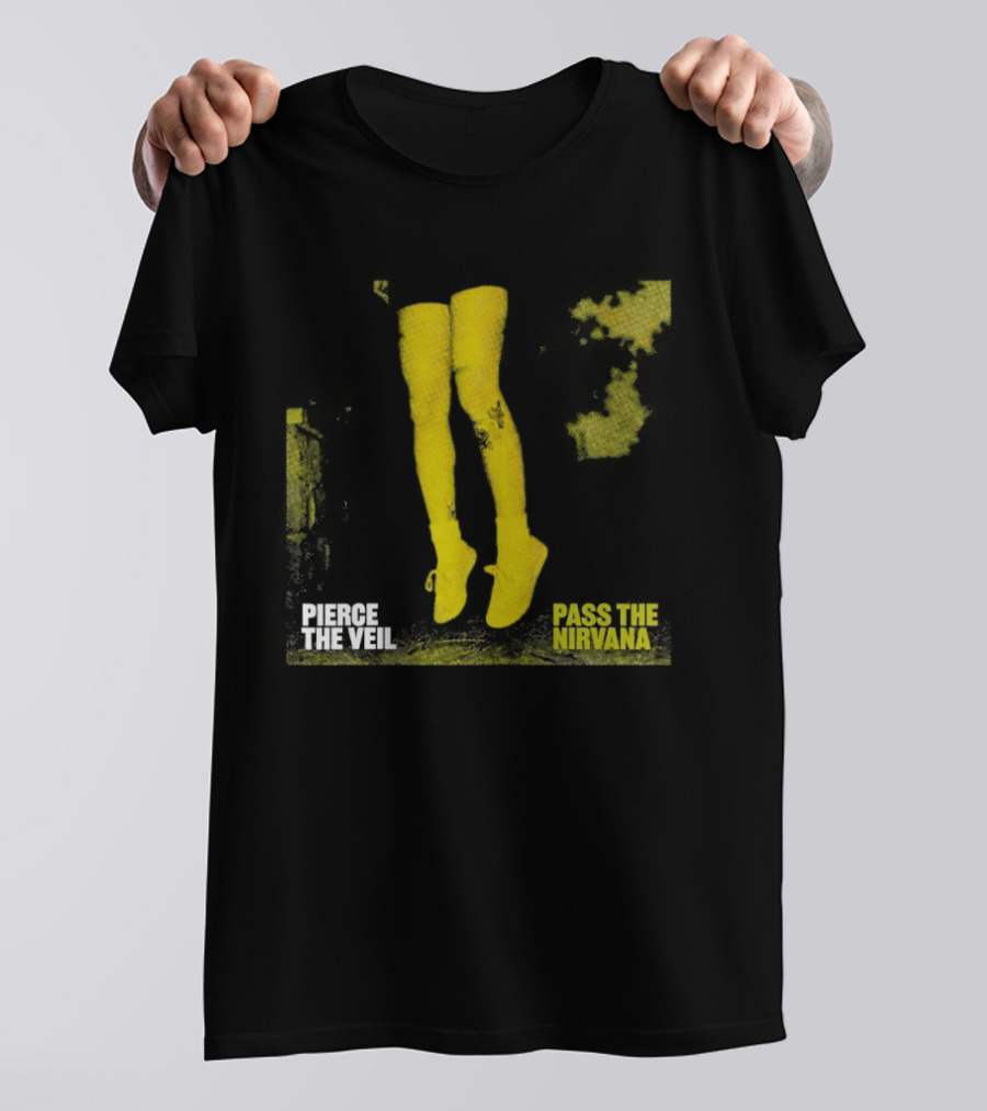 Pierce The Veil Pass The Nirvana Yellow Boots T-Shirt
