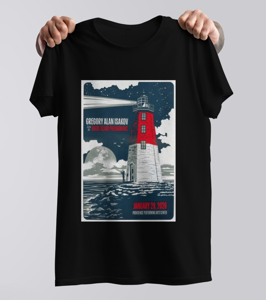 Gregory Alan Isakov Rhode Island Philharmonic Providence Performing Arts Center January 29 2026 T-Shirt
