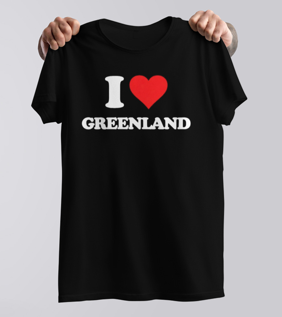 I Heart Greenland Gift Idea T-Shirt