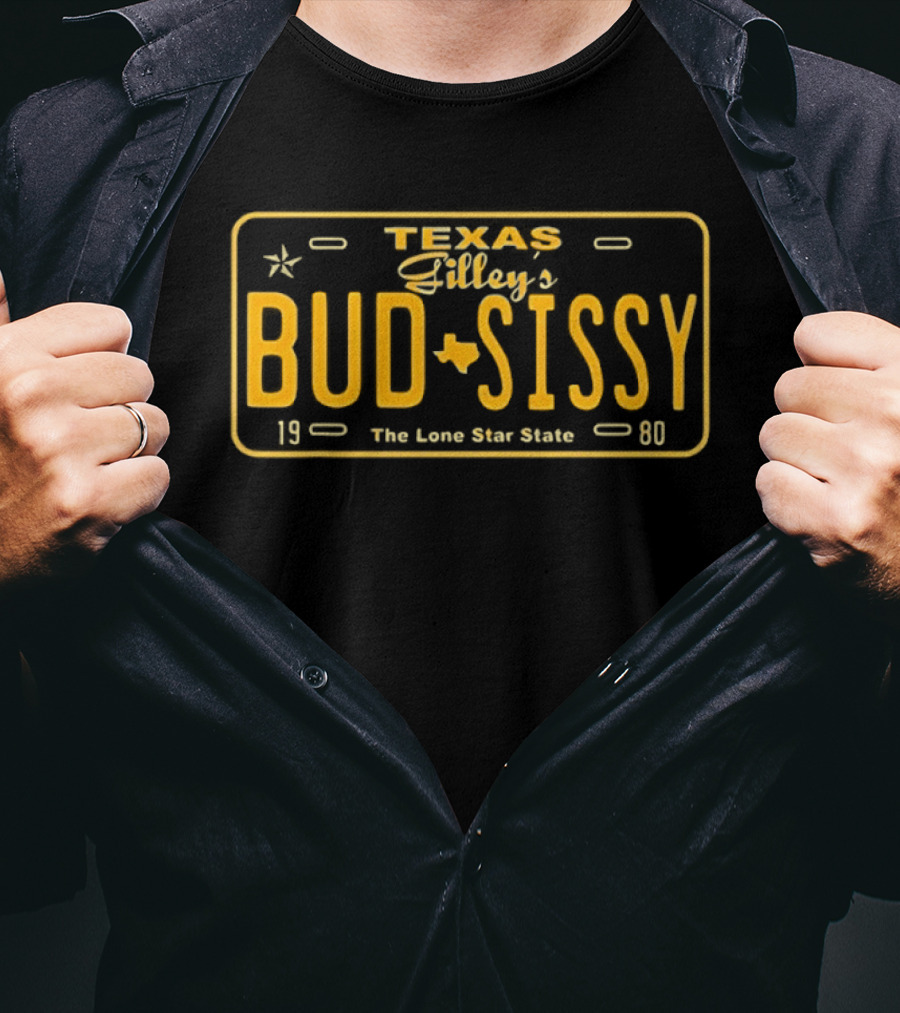 Texas Gilley's Bud Sissy The Lone Star State 1980 T-Shirt