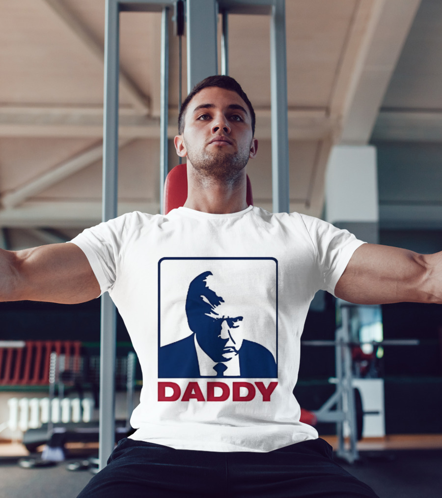 Daddy Donald Trump Blue Red T-Shirt
