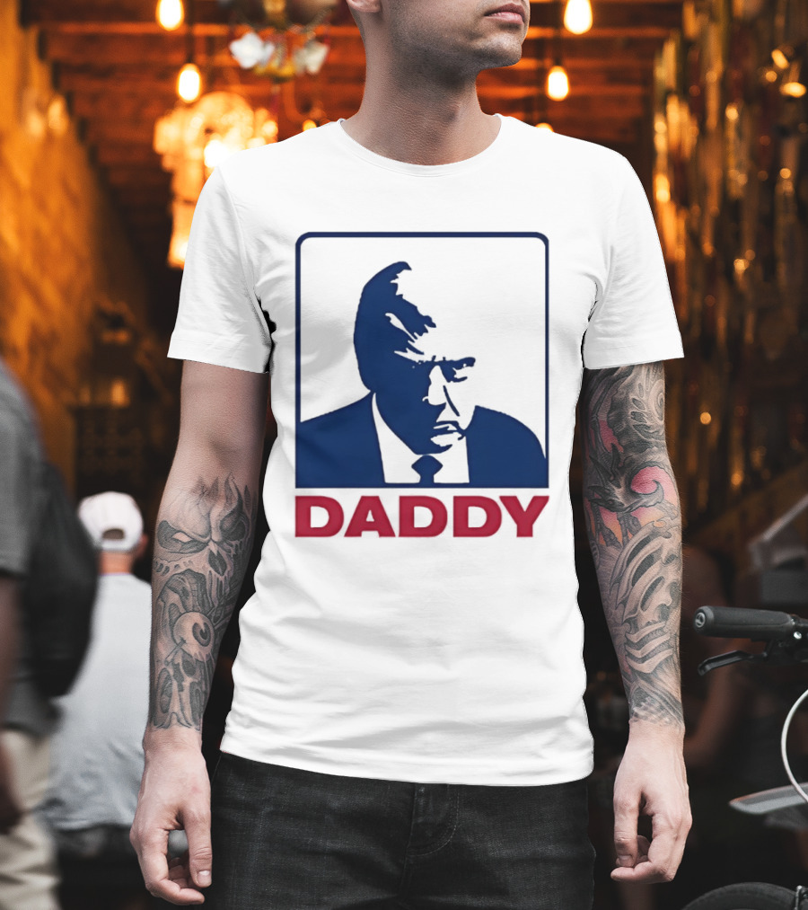Daddy Donald Trump Blue Red T-Shirt