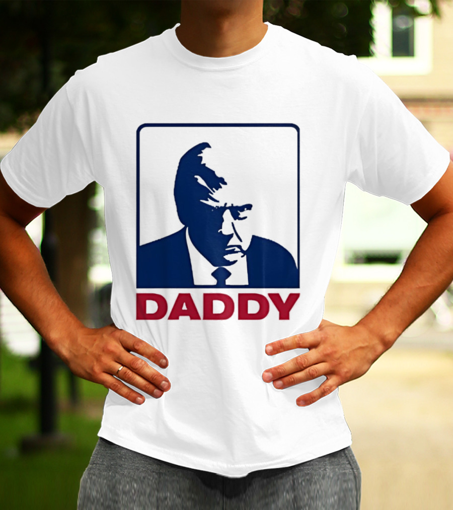 Daddy Donald Trump Blue Red T-Shirt