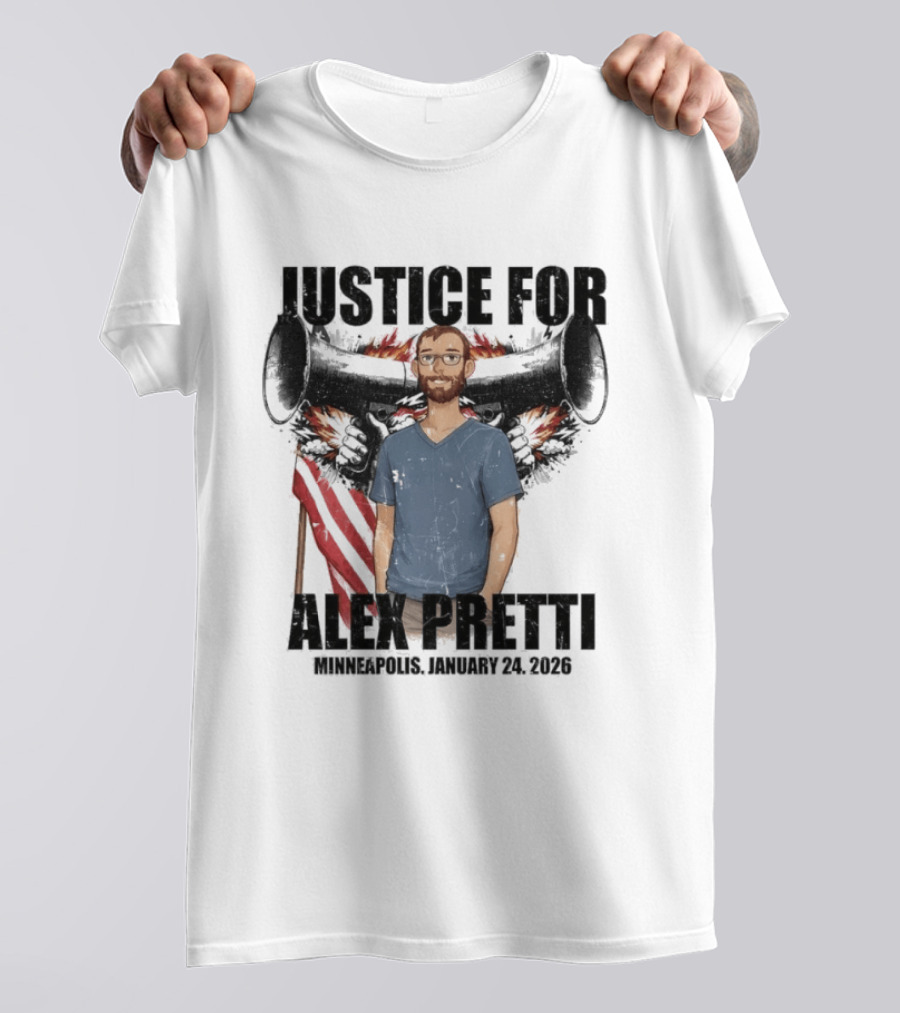 Justice For Alex Pretti Remembering August 24 2020 T-Shirt