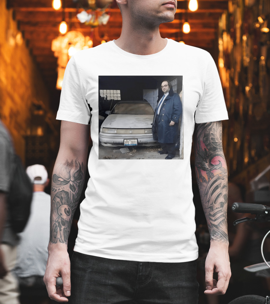 Mercury Sable Wagon 271 2071 Illinois License Plate Classic Scene T-Shirt