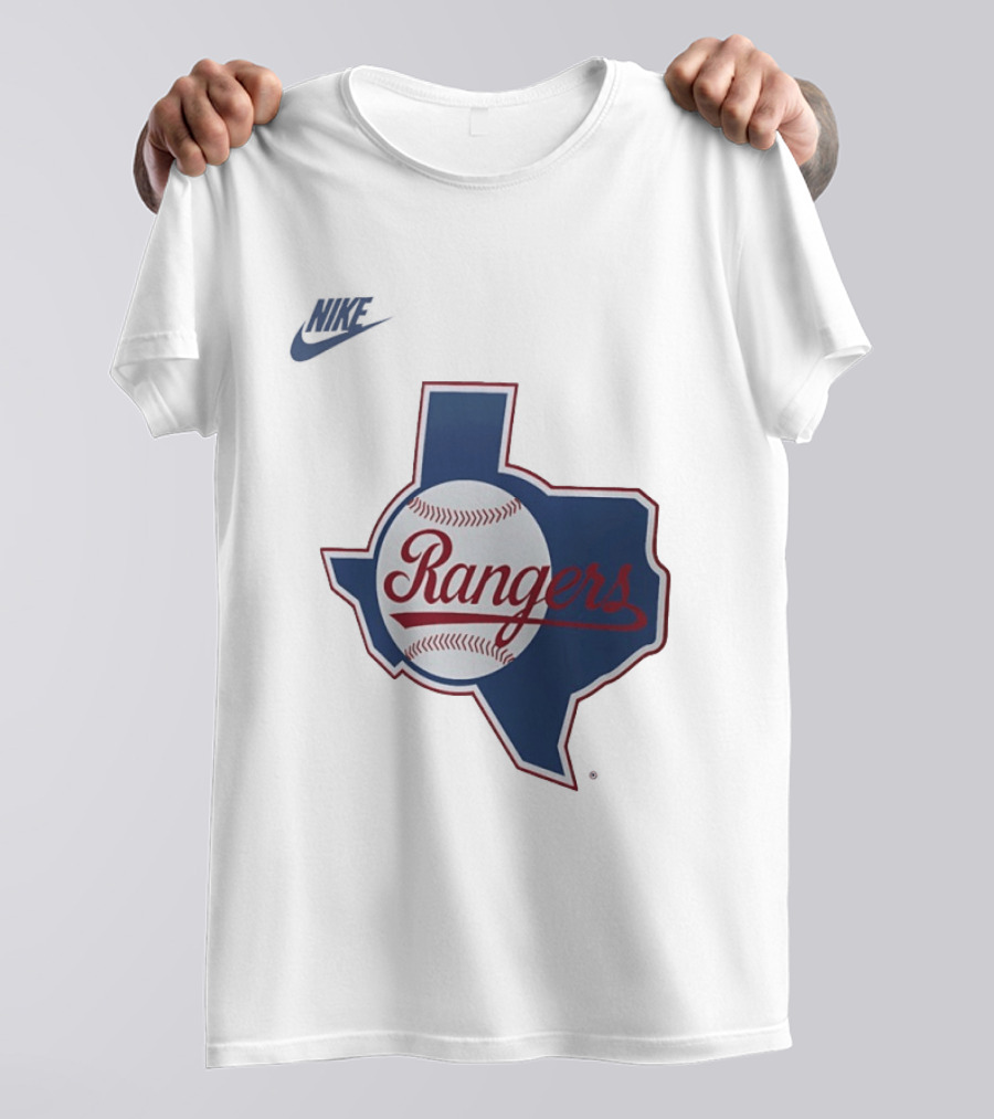 Rangers Baseball Texas Map Iconic Team T-Shirt