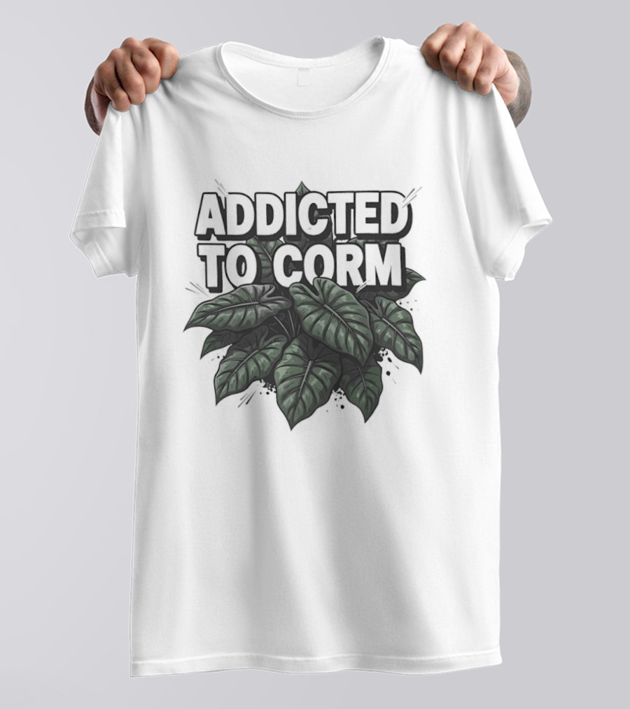 Addicted To Corm Jungle Leaves Aesthetic T-Shirt