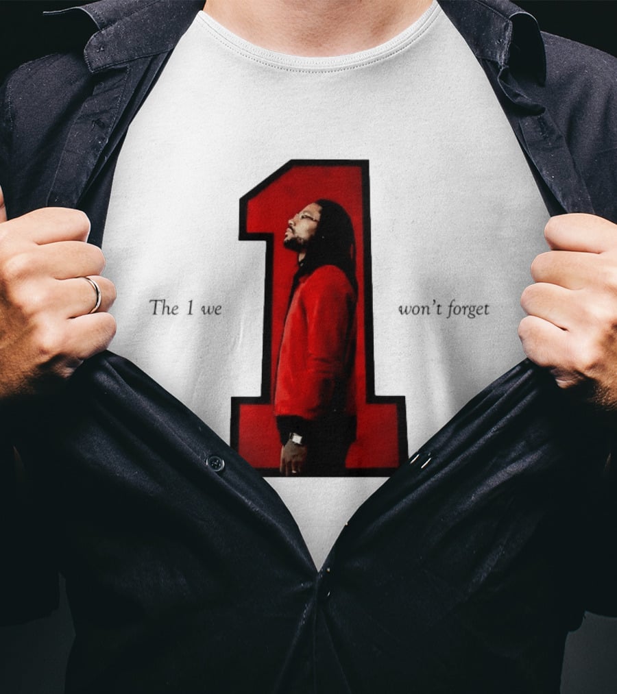 Derrick Rose The 1 We Won't Forget Iconic Red Jacket Legend T-Shirt