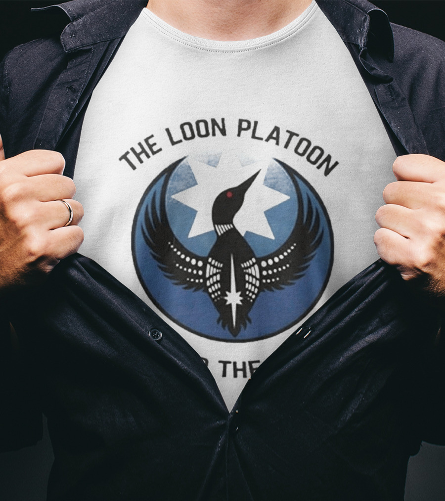 The Loon Platoon Defend The North Star T-Shirt