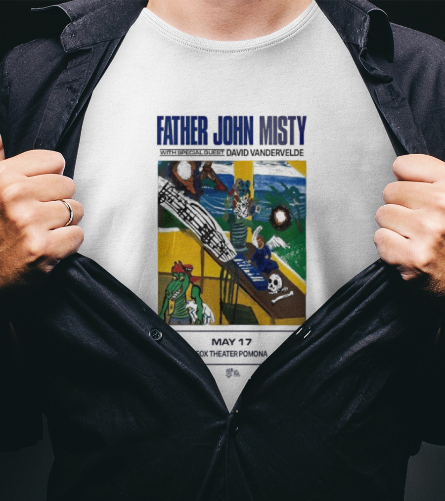 Father John Misty Fox Theater Pomona May 17 2026 Surreal Musical Journey T-Shirt